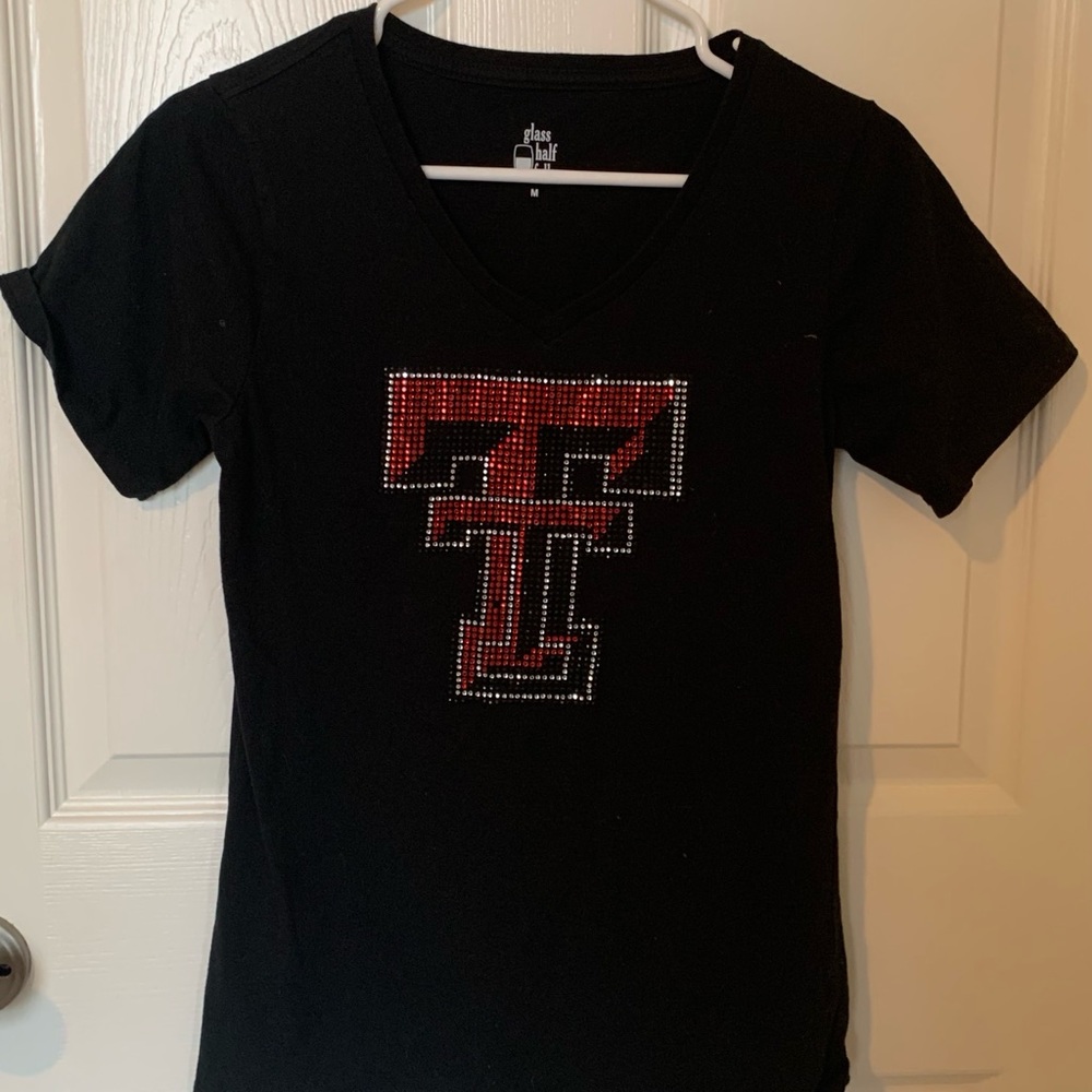 Bedazzled Texas Tech University Tshirt